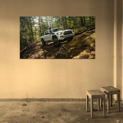 Tacoma Trd Pro Double Cap 2020 High Res HD HQ Car Posters Home Decor Aesthetic Garage Man Cave For Men Boys Wall Art Poster
