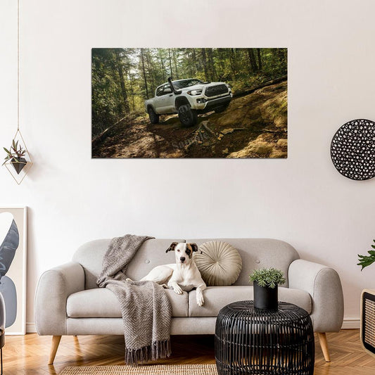 Tacoma Trd Pro Double Cap 2020 High Res HD HQ Car Posters Home Decor Aesthetic Garage Man Cave For Men Boys Wall Art Poster