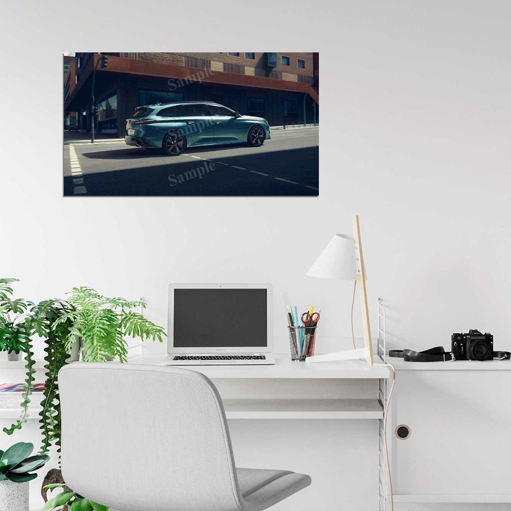 308 Sw Gt 2021 High Res HD HQ Car Posters Home Decor Aesthetic Garage Man Cave For Men Boys Wall Art Poster