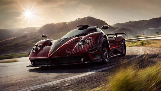Zonda Fantasma Evo 2017 High Res HD HQ Car Posters Home Decor Aesthetic Garage Man Cave For Men Boys Wall Art Poster