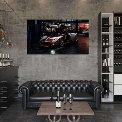 Huayra Lampo 2018 High Res HD HQ Car Posters Home Decor Aesthetic Garage Man Cave For Men Boys Wall Art Poster