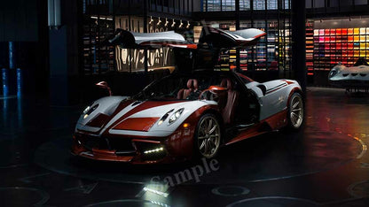 Huayra Lampo 2018 High Res HD HQ Car Posters Home Decor Aesthetic Garage Man Cave For Men Boys Wall Art Poster