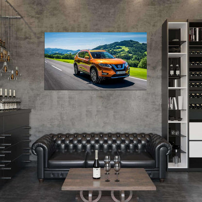 X Trail 2017 High Res HD HQ Car Posters Home Decor Aesthetic Garage Man Cave For Men Boys Wall Art Poster