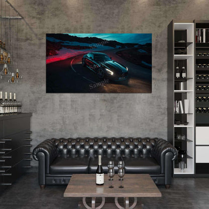 Amg Gt C High Res HD HQ Car Posters Home Decor Aesthetic Garage Man Cave For Men Boys Wall Art Poster
