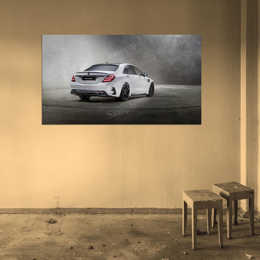 Mansory Amg S 63 Signature 2018 High Res HD HQ Car Posters Home Decor Aesthetic Garage Man Cave For Men Boys Wall Art Poster