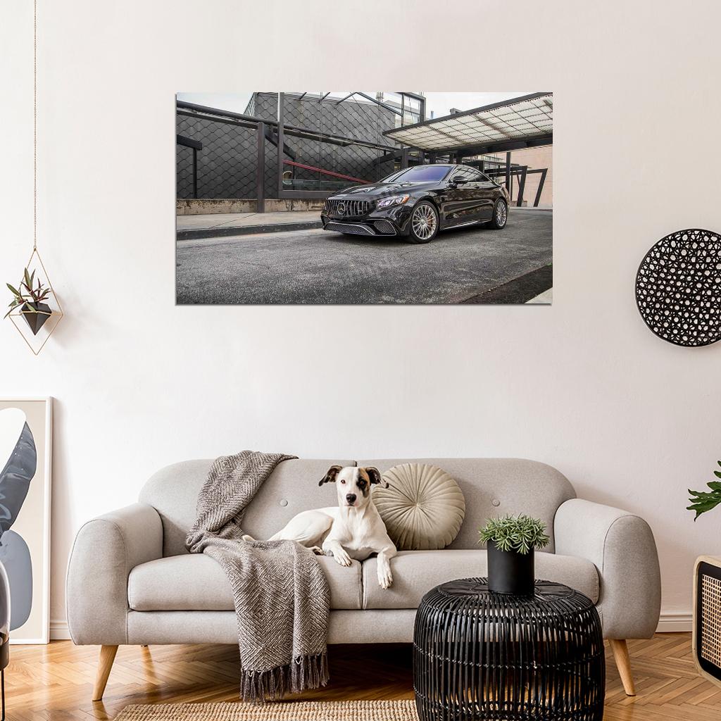 Amg S 65 Coupe 2018 High Res HD HQ Car Posters Home Decor Aesthetic Garage Man Cave For Men Boys Wall Art Poster