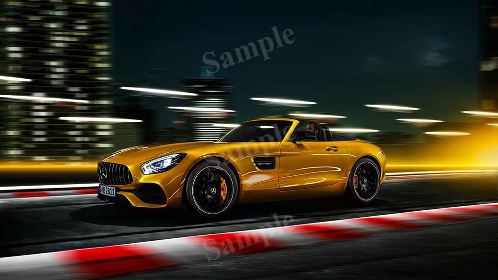 Amg Gt S Roadster 2018 High Res HD HQ Car Posters Home Decor Aesthetic Garage Man Cave For Men Boys Wall Art Poster