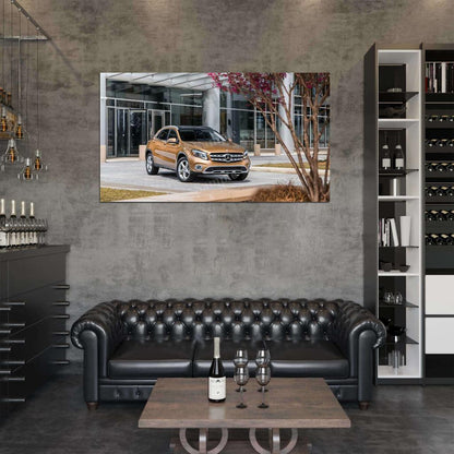 Gla 250 4matic 2018 High Res HD HQ Car Posters Home Decor Aesthetic Garage Man Cave For Men Boys Wall Art Poster