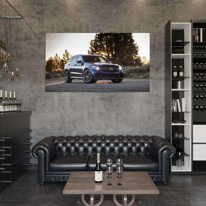 Amg Glc 63 4matic 2018 High Res HD HQ Car Posters Home Decor Aesthetic Garage Man Cave For Men Boys Wall Art Poster