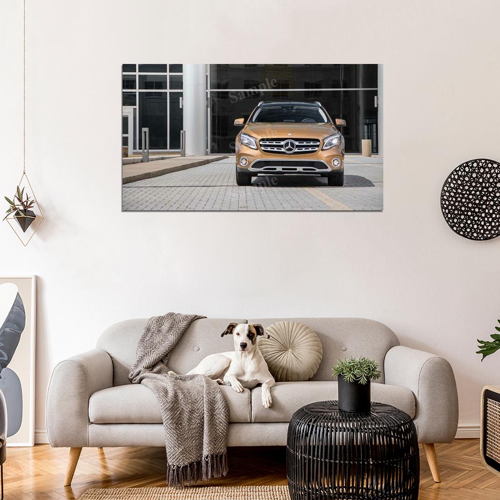 Gla 250 4matic 2018 High Res HD HQ Car Posters Home Decor Aesthetic Garage Man Cave For Men Boys Wall Art Poster