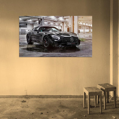Edo Competition Amg Gt R 2018 High Res HD HQ Car Posters Home Decor Aesthetic Garage Man Cave For Men Boys Wall Art Poster