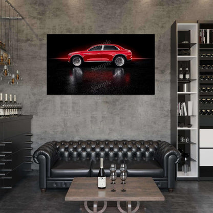 Vision Ultimate Luxury High Res HD HQ Car Posters Home Decor Aesthetic Garage Man Cave For Men Boys Wall Art Poster
