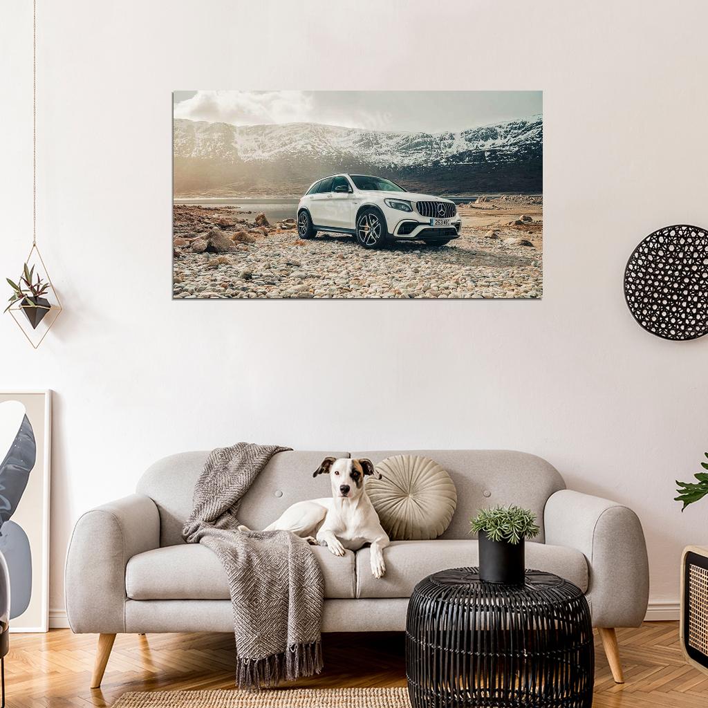 Amg Glc 63 S 4matic 2018 High Res HD HQ Car Posters Home Decor Aesthetic Garage Man Cave For Men Boys Wall Art Poster