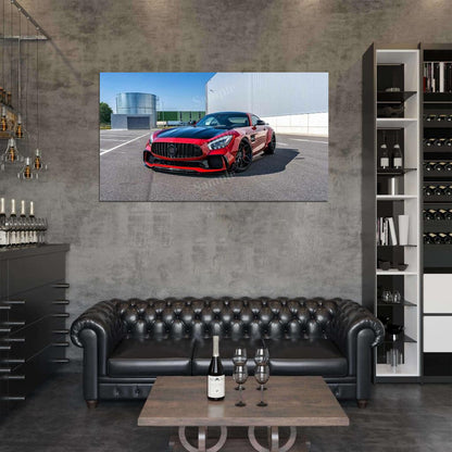 Prior Design Amg Gt S Pd700gtr High Res HD HQ Car Posters Home Decor Aesthetic Garage Man Cave For Men Boys Wall Art Poster