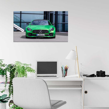 Amg Gt R 2019 High Res HD HQ Car Posters Home Decor Aesthetic Garage Man Cave For Men Boys Wall Art Poster