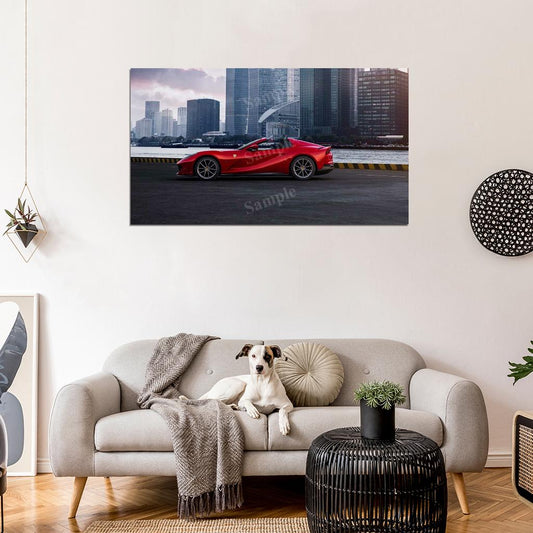 812 Gts High Res HD HQ Car Posters Home Decor Aesthetic Garage Man Cave For Men Boys Wall Art Poster