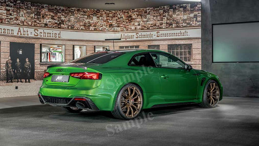 Abt Rs 5 Coupe Green High Res HD HQ Car Posters Home Decor Aesthetic Garage Man Cave For Men Boys Wall Art Poster