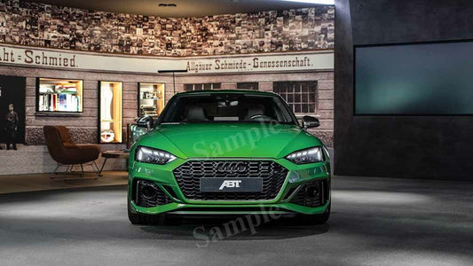 Abt Rs 5 Coupe Green High Res HD HQ Car Posters Home Decor Aesthetic Garage Man Cave For Men Boys Wall Art Poster