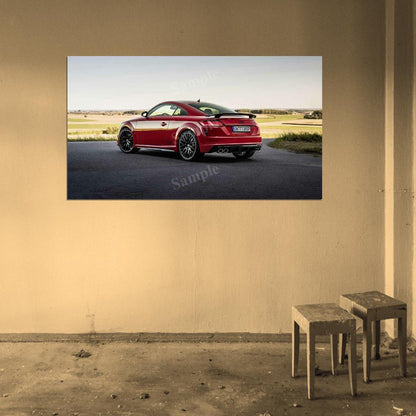 Tts Competition Plus Coupe High Res HD HQ Car Posters Home Decor Aesthetic Garage Man Cave For Men Boys Wall Art Poster