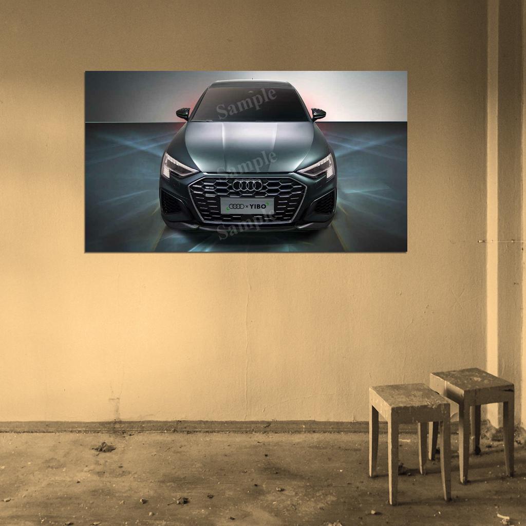 A3 Sportback 35 Tfsi S High Res HD HQ Car Posters Home Decor Aesthetic Garage Man Cave For Men Boys Wall Art Poster