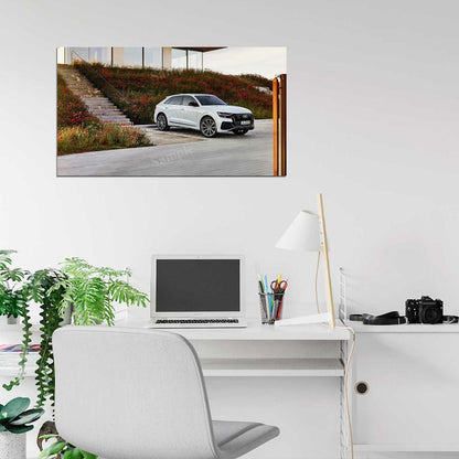 Q8 60 Tfsi E Quattro S Line High Res HD HQ Car Posters Home Decor Aesthetic Garage Man Cave For Men Boys Wall Art Poster