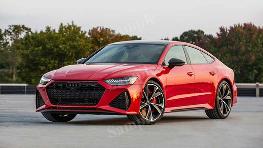 Rs 7 Sportback Red High Res HD HQ Car Posters Home Decor Aesthetic Garage Man Cave For Men Boys Wall Art Poster