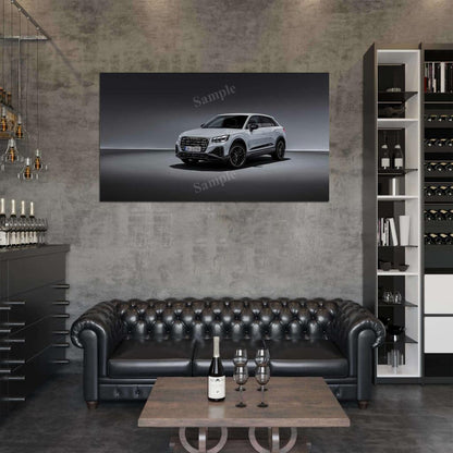Q2 35 Tfsi S Line High Res HD HQ Car Posters Home Decor Aesthetic Garage Man Cave For Men Boys Wall Art Poster