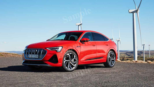 E Tron 50 Quattro Sportback High Res HD HQ Car Posters Home Decor Aesthetic Garage Man Cave For Men Boys Wall Art Poster