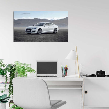 A5 Sportback 40 G Tron High Res HD HQ Car Posters Home Decor Aesthetic Garage Man Cave For Men Boys Wall Art Poster