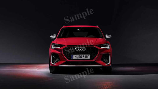 Rs Q3 Red High Res HD HQ Car Posters Home Decor Aesthetic Garage Man Cave For Men Boys Wall Art Poster