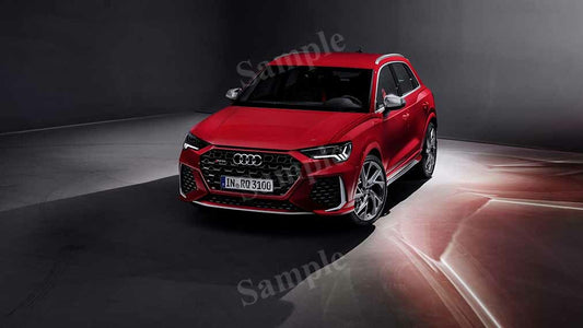 Rs Q3 Red High Res HD HQ Car Posters Home Decor Aesthetic Garage Man Cave For Men Boys Wall Art Poster