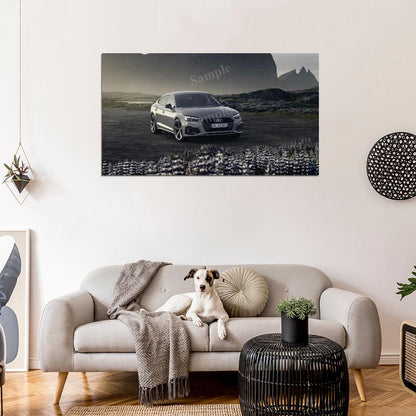A5 Sportback 40 Tfsi S Line High Res HD HQ Car Posters Home Decor Aesthetic Garage Man Cave For Men Boys Wall Art Poster