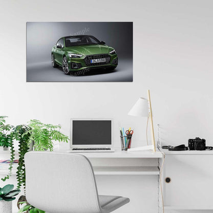 A5 Coupe 40 Tfsi Quattro S High Res HD HQ Car Posters Home Decor Aesthetic Garage Man Cave For Men Boys Wall Art Poster