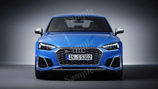 S5 Sportback Tdi Blue High Res HD HQ Car Posters Home Decor Aesthetic Garage Man Cave For Men Boys Wall Art Poster