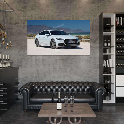A7 Sportback 55 Tfsi Quattro High Res HD HQ Car Posters Home Decor Aesthetic Garage Man Cave For Men Boys Wall Art Poster