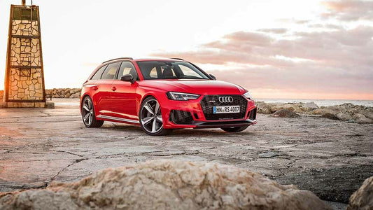 Rs4 Avant Red High Res HD HQ Car Posters Home Decor Aesthetic Garage Man Cave For Men Boys Wall Art Poster