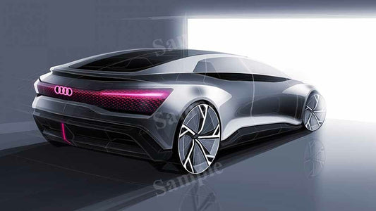 Aicon Self Driving Car High Res HD HQ Car Posters Home Decor Aesthetic Garage Man Cave For Men Boys Wall Art Poster