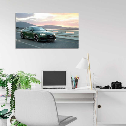 Rs5 Coupe High Res HD HQ Car Posters Home Decor Aesthetic Garage Man Cave For Men Boys Wall Art Poster