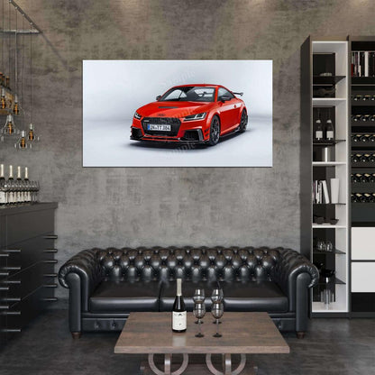 Rs Coupe Red High Res HD HQ Car Posters Home Decor Aesthetic Garage Man Cave For Men Boys Wall Art Poster