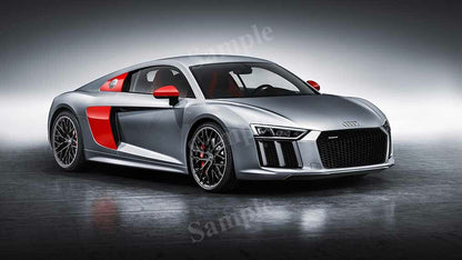 R8 Coupe Sport Edition High Res HD HQ Car Posters Home Decor Aesthetic Garage Man Cave For Men Boys Wall Art Poster