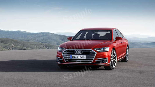 A8 Tdi Quattro Red High Res HD HQ Car Posters Home Decor Aesthetic Garage Man Cave For Men Boys Wall Art Poster