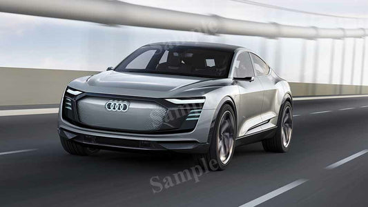 E Tron Sportback Concept High Res HD HQ Car Posters Home Decor Aesthetic Garage Man Cave For Men Boys Wall Art Poster