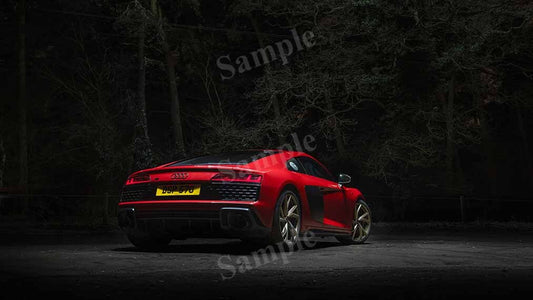 R8 V10 Performance Rwd 2022 High Res HD HQ Car Posters Home Decor Aesthetic Garage Man Cave For Men Boys Wall Art Poster