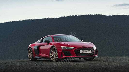 R8 V10 Performance Rwd 2022 High Res HD HQ Car Posters Home Decor Aesthetic Garage Man Cave For Men Boys Wall Art Poster