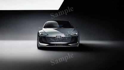 A6 Avant E Tron Concept 2022 High Res HD HQ Car Posters Home Decor Aesthetic Garage Man Cave For Men Boys Wall Art Poster