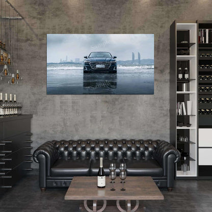 A7l 55 Tfsi Quattro S Line 2022 High Res HD HQ Car Posters Home Decor Aesthetic Garage Man Cave For Men Boys Wall Art Poster