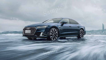 A7l 55 Tfsi Quattro S Line 2022 High Res HD HQ Car Posters Home Decor Aesthetic Garage Man Cave For Men Boys Wall Art Poster