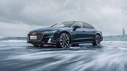 A7l 55 Tfsi Quattro S Line 2022 High Res HD HQ Car Posters Home Decor Aesthetic Garage Man Cave For Men Boys Wall Art Poster