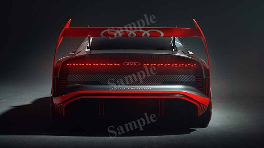 S1 E Tron Quattro Hoonitron 2022 High Res HD HQ Car Posters Home Decor Aesthetic Garage Man Cave For Men Boys Wall Art Poster