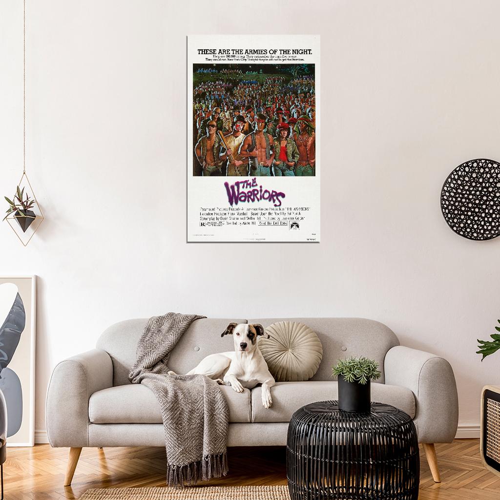 THE WARRIORS 1979 Cult Film NYC Film Retro Movie Vintage Wall Poster